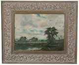 Elm Tree Meadowbrook Farm by Arthur S. Douglas, Oil on board, offered Mar 2023