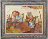 Untitled by Gregorio Prieto, Oil on canvas, offered Mar 2023