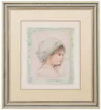 Untitled by Edna Hibel, Lithograph, offered Mar 2023