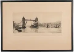 Westminster by Frank Harding, Etching, offered Mar 2023