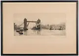 Westminster by Frank Harding, Etching, offered Mar 2023