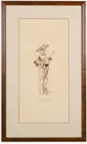New Mexico - El Vaquero by Illustration Art, Pen and ink on paper. Signature illegible. Circa 1900, offered Mar 2023
