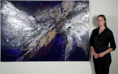 Untitled by Audrey Code, Acrylic on canvas, offered Mar 2023