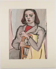 Portrait of a Woman by Helen Stein, gouache) on paper, offered Mar 2023