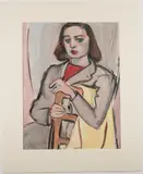 Portrait of a Woman by Helen Stein, gouache) on paper, offered Mar 2023