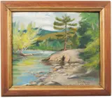 Untitled by George T. Brown, Oil on artist board, offered Mar 2023