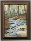 Untitled by George T. Brown, Watercolor on paper. H 13" 1/2 x W 9 3/4"(sight); H 17" x W 13" (overall). Prove, offered Mar 2023