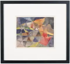 Abstract color by William Meyerowitz, lithograph, offered Dec 2022