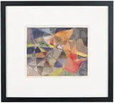 Abstract color by William Meyerowitz, lithograph, offered Dec 2022