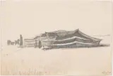 Arab Tent by Middle Eastern, Graphite on paper. Appears to be, offered Dec 2022