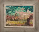 Untitled by Tanju, Oil on artist board, offered Dec 2022