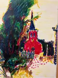 France by Jean Volang, Gouache on paper, offered Dec 2022