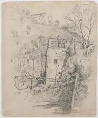 Ravello (Amalfi Coast, Italy) by George Loftus Noyes, Pencil on paper, offered Dec 2022