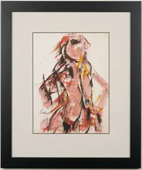 Untitled by Nathaniel, Oil on paper. 1978, offered Dec 2022