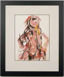Untitled by Nathaniel, Oil on paper. 1978, offered Dec 2022