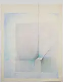 Untitled by Marietta Berman, Gouache, colored pencil and thread on paper, offered Dec 2022