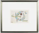 Untitled by Hilla von Rebay, Etching with watercolor and hand-coloring, offered Dec 2022
