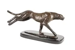 Untitled (Cheetah) by Donald Greig, 2000, bronze, sold Jun 2024