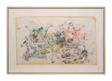 Untitled - from 'Stories and Sketches by Justin Giunta, mixed media on paper, sold Jun 2024