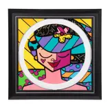 Untitled - Pink Face - circa 2014 by Romero Britto, serigraph, sold Jun 2024