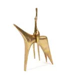 Horse & Rider by Aharone Bezalel, 1984, bronze, sold Jun 2024