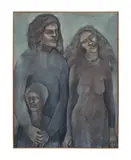 Untitled - Figural Portrait by Lee Lawson, oil on canvas, sold Jun 2024
