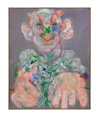 Gene - 1983 by Robert Beauchamp, oil on canvas, sold Jun 2024