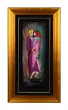 Rhomba 1 by Linda Le Kniff, acrylic on canvas, sold Jun 2024