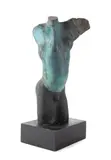 Untitled - Male Nude Torso - 1993 by Donald Locke, bronze, sold Jun 2024