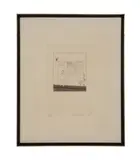 To Remain - 1966 - part of 'Illustrations for Fourteen Poems from C.P. Cavafy by David Hockney, etching and aquatint on paper, sold Jun 2024