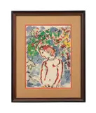 Jour de Printemps (Spring Day) for Derriere le Miroir by Marc Chagall, lithograph on paper, sold Jun 2024