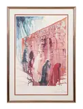 Wailing Wall -1978 by Salvador Dalí, lithograph on paper, sold Jun 2024