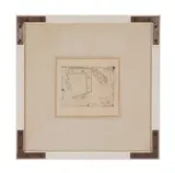 Untitled - Flat Corner Brace by Jim Dine, engraving on paper, sold Jun 2024