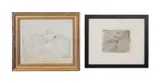 Untitled - Figure with Outstretched Arms by Todd Murphy, etching on paper, sold Jun 2024