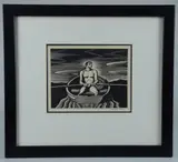 Oarsman by Rockwell Kent, woodcut print, sold Dec 2018