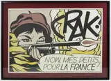 Crak! (Corlett II.2) by Roy Lichtenstein, lithograph, sold Nov 2022