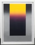 Untitled by Larry Bell, 1989, lithograph in colors from the Barcelona Suite, sold Dec 2020