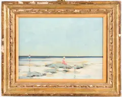 Untitled by Andre Gisson, oil on canvas, sold Jan 2021
