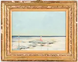 Untitled by Andre Gisson, oil on canvas, sold Jan 2021