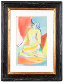 Untitled by André Lhote, gouache and watercolor on paper, sold Feb 2021