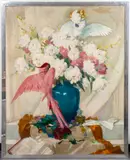 Untitled by Charley Garry, oil on canvas, sold Feb 2021