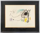 Untitled by Joan Miró, 1972, lithograph on paper, sold Apr 2021