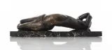 Untitled by Sydney Alex Kumalo, bronze sculpture, sold May 2021