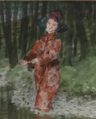 Untitled by Claude Harrison, 1976, watercolour, sold Dec 2025