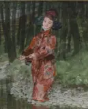 Untitled by Claude Harrison, 1976, watercolour, sold Dec 2025