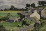 Tearnside and Ingleborough by Geoffrey H. Pooley, Watercolour, sold Dec 2025