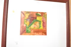 Untitled by Manfred Robertz, acrylic on paper, sold Dec 2025
