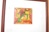Untitled by Manfred Robertz, acrylic on paper, sold Dec 2025