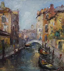 Untitled by Valter Bezins, Oil on board, sold Nov 2025