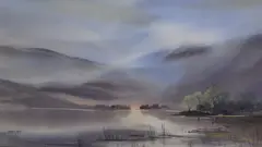 Early Morning, Lakeland by Tony Brummell Smith, Watercolour, sold Nov 2025